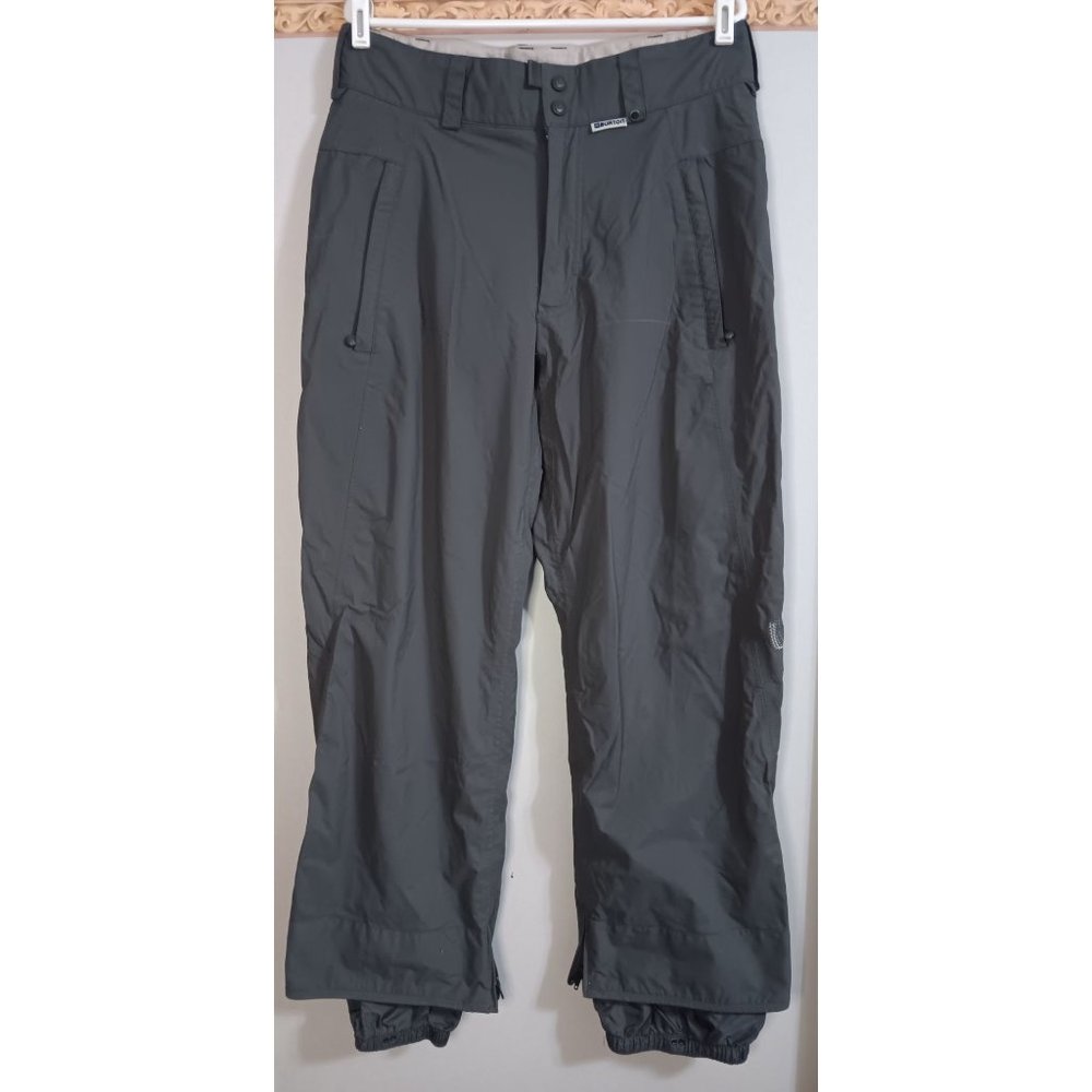 Burton Medium Grey Snowboard Skiing Adjustable Outdoor Travel Pants